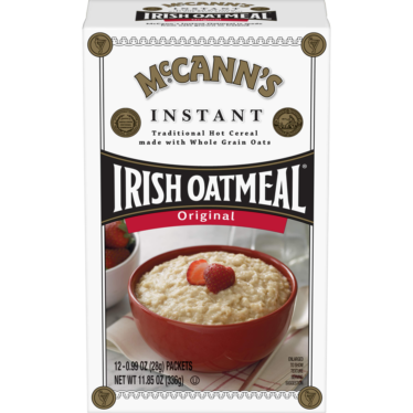 Instant Irish Oatmeal from McCann's!