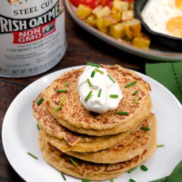 Image of Oatmeal & Potato Pancakes  Recipe