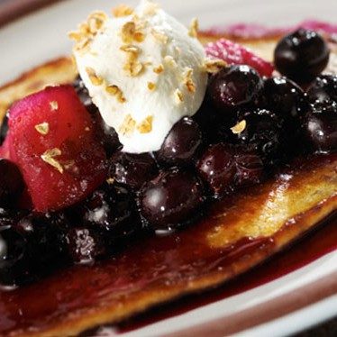 Image of Apple & Blueberry Pancakes Recipe