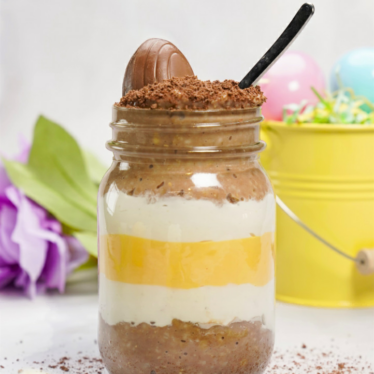 Image of Easter Egg Overnight Oats Recipe